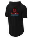 Short Sleeve Hoodie - Black (Back).webp