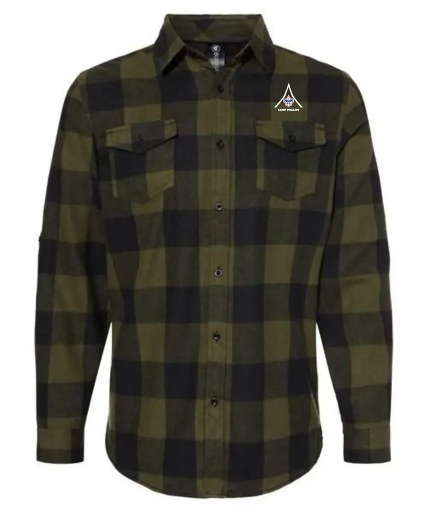 Burnside Yarn-Dyed Flannel Shirt 