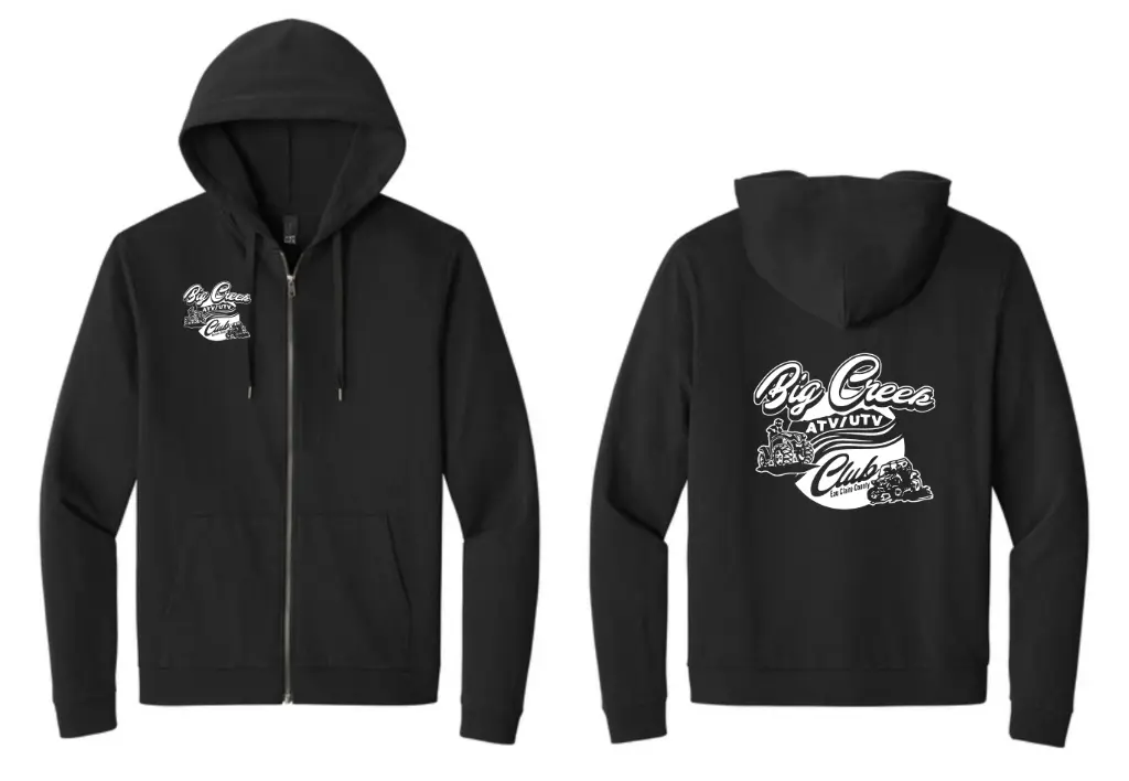 District Perfect Tri Fleece Full Zip Hoodie