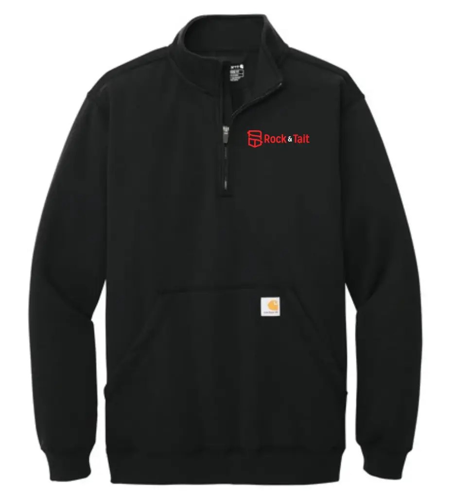 Carhartt Midweight 1/4 Zip Mock Neck Sweatshirt