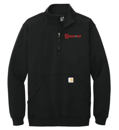 Carhartt Midweight 1/4 Zip Mock Neck Sweatshirt