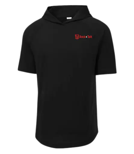 Sport Tek Posicharge Tri-Blend Wicking Short Sleeve Hoodie